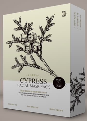 Korea cypress facial mask pack